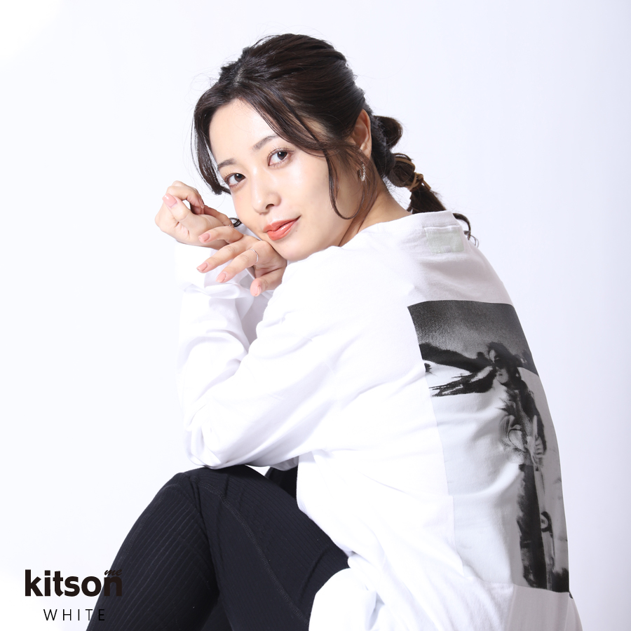 斉藤優里 Kitson Me コラボ長袖tシャツ 斉藤優里 Kitson Me コラボ長袖tシャツ