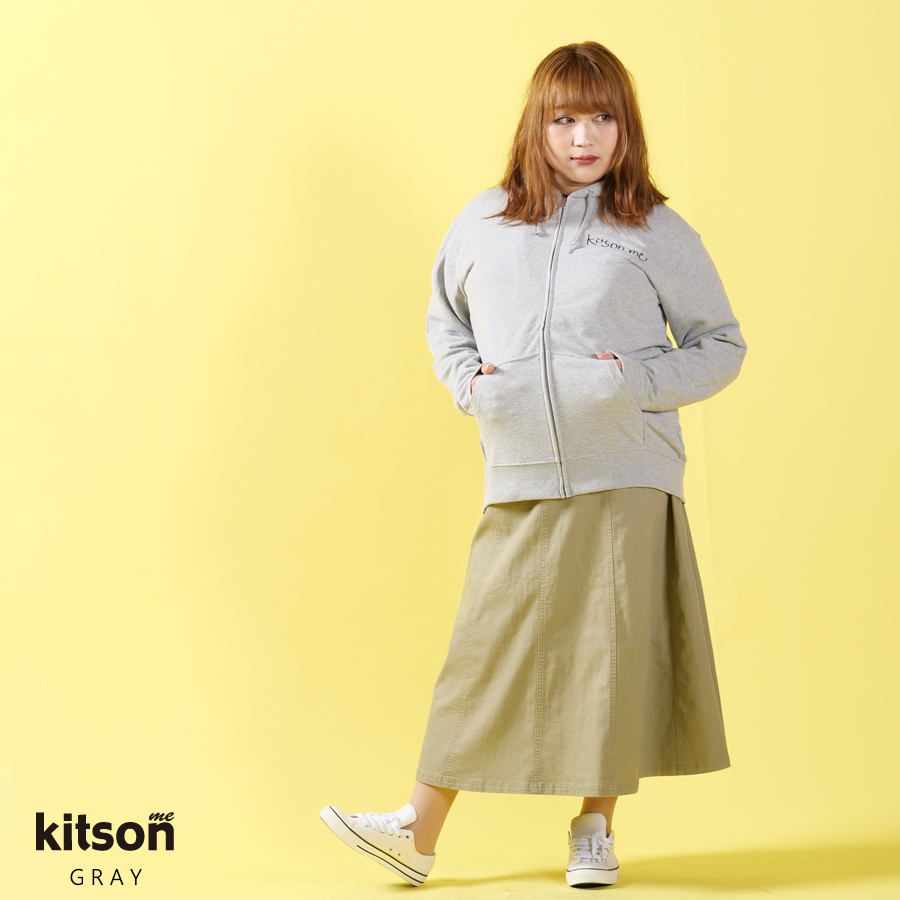 りんごちゃん ×Kitson me コラボZIPパーカー りんごちゃん ×Kitson me コラボZIPパーカー
