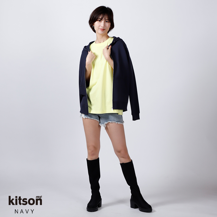 綺城ひか理 × Kitson me コラボZIPパーカー