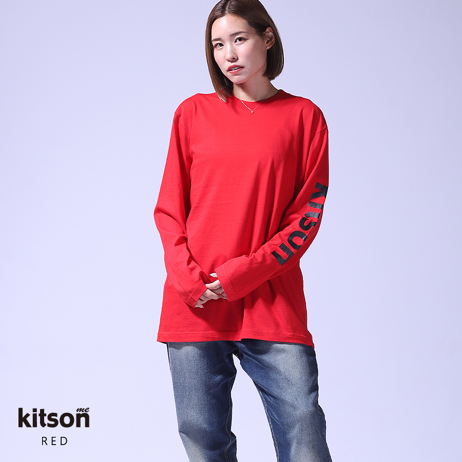 三谷沙也加×Kitson me コラボ長袖Tシャツ