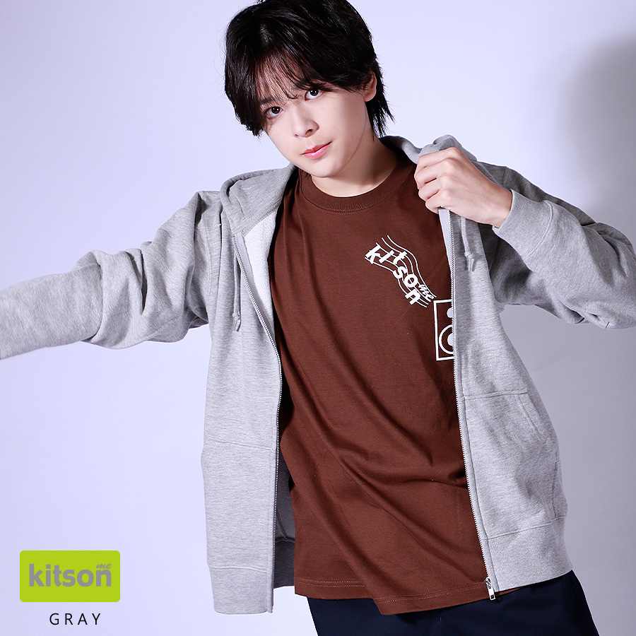 大友至恩 × Kitson me コラボZIPパーカー