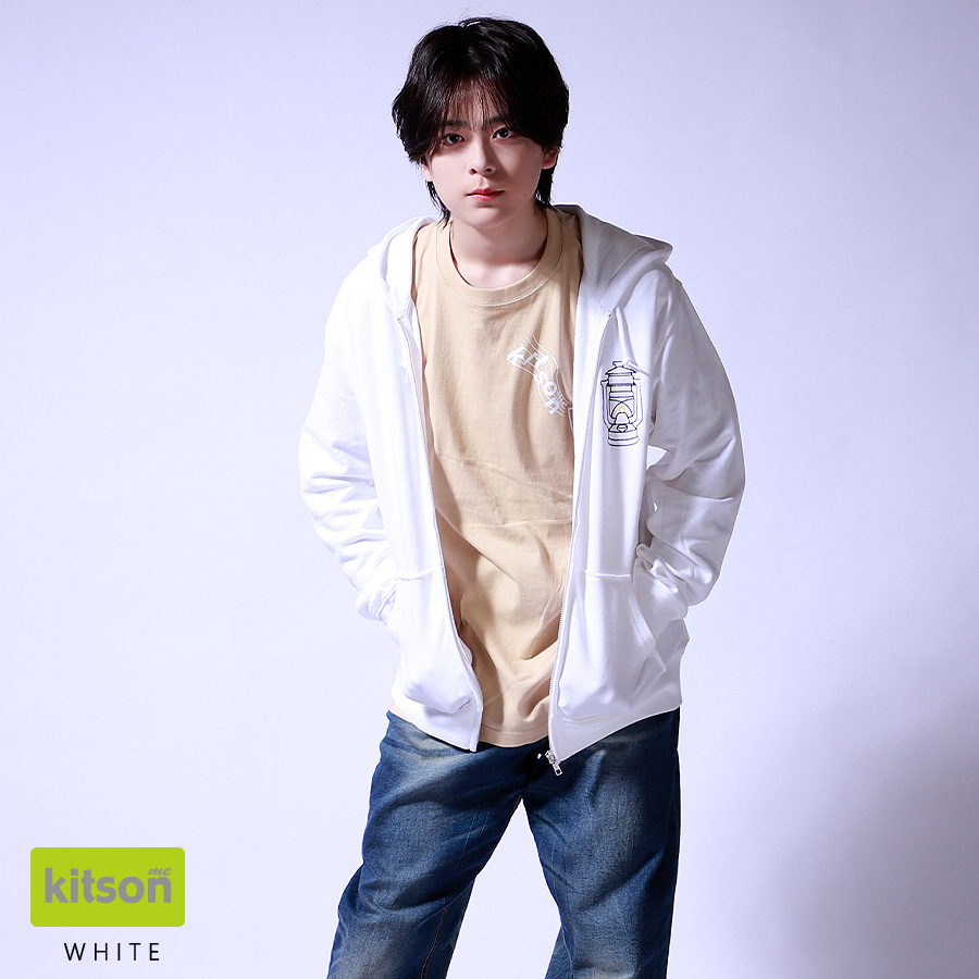 大友至恩 × Kitson me コラボZIPパーカー