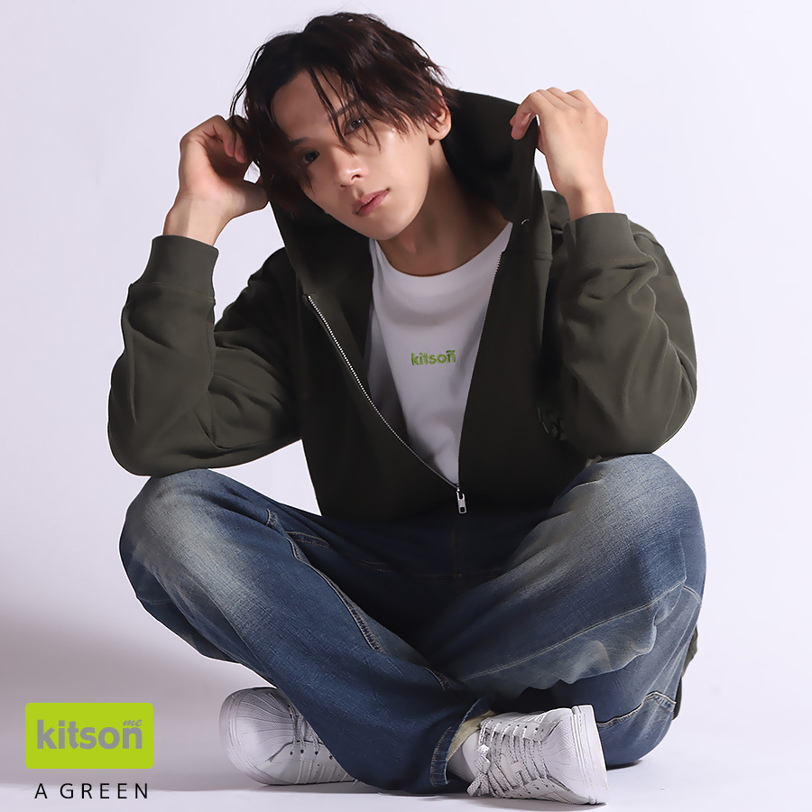 松田岳 × Kitson me コラボZIPパーカー