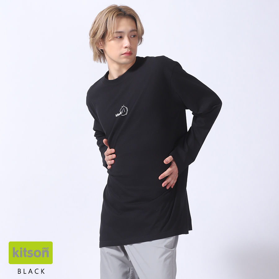 新品未使用SUNG 1975 黒 長袖カットソー セール】【SOMEDIFF】Luxury 長袖クルーネック/Vネックカットソー