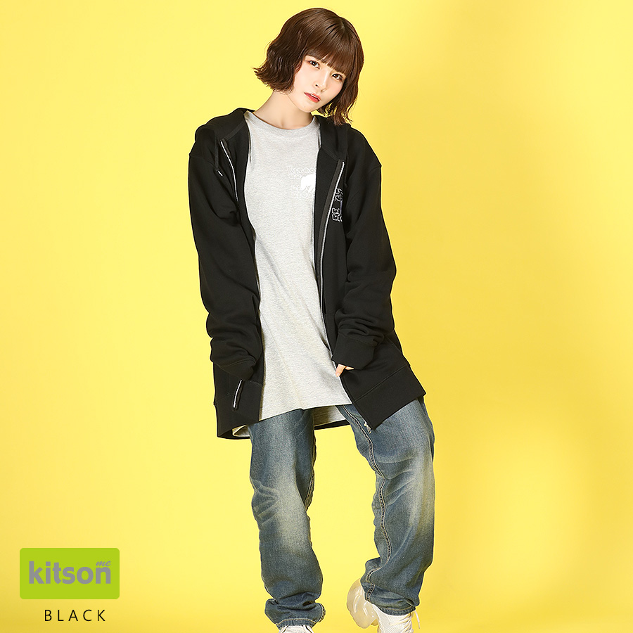 ひっそりゆうみ × Kitson me コラボZIPパーカー