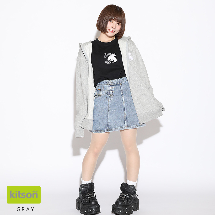 ひっそりゆうみ × Kitson me コラボZIPパーカー