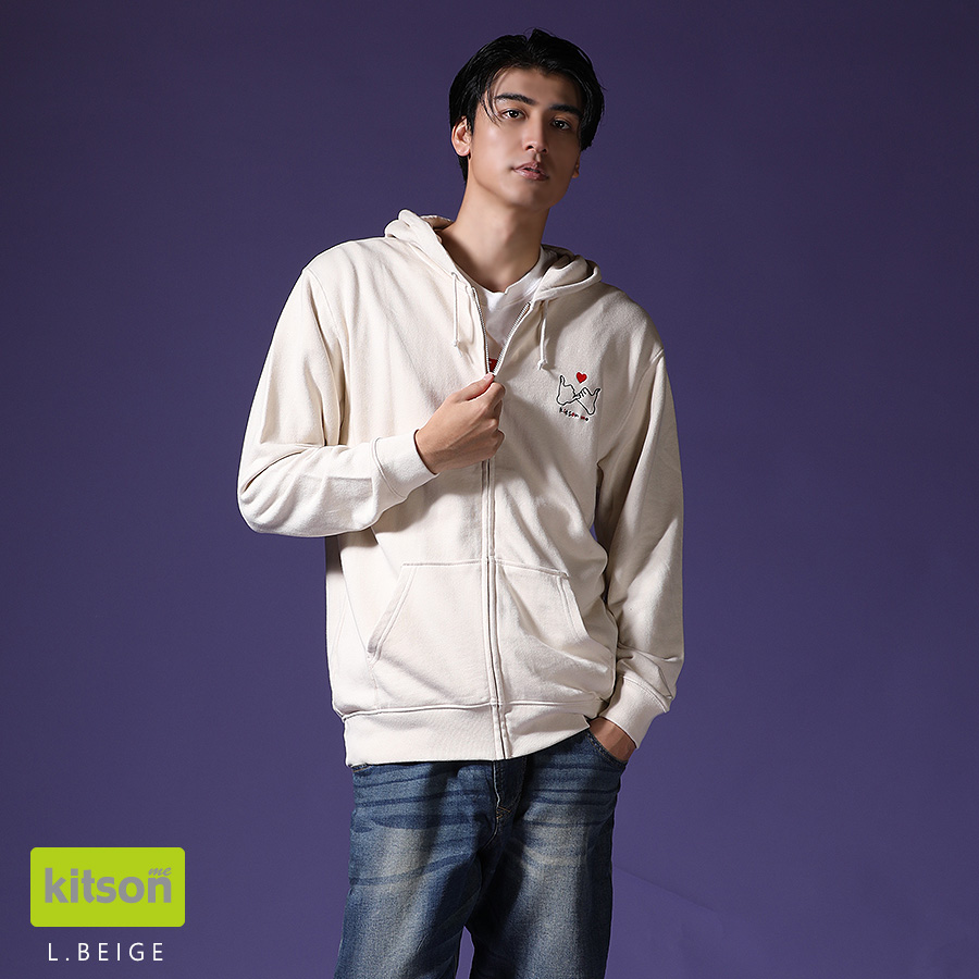 井阪郁巳 × Kitson me コラボZIPパーカー