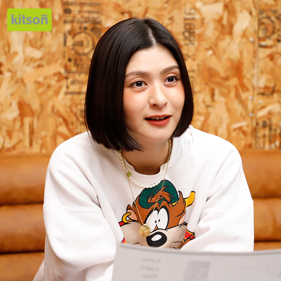 パーカー とくこ様 石井美絵子 × Kitson me コラボプルオーバーパーカー