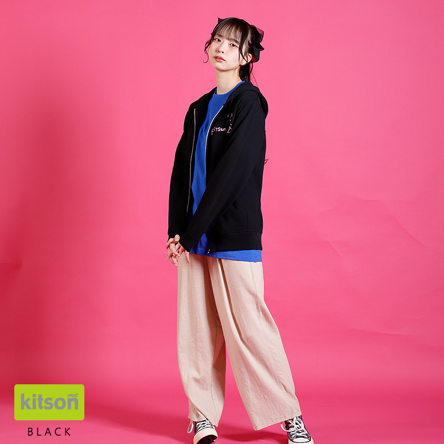 三品瑠香 × Kitson me コラボZIPパーカー