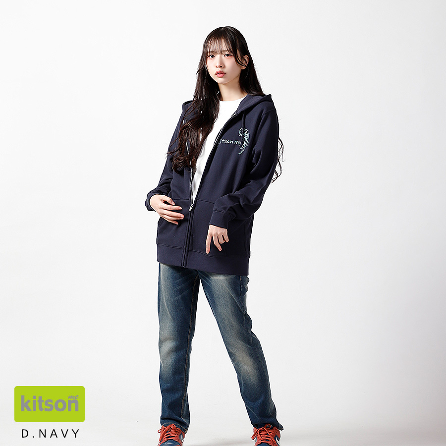 三品瑠香 × Kitson me コラボZIPパーカー