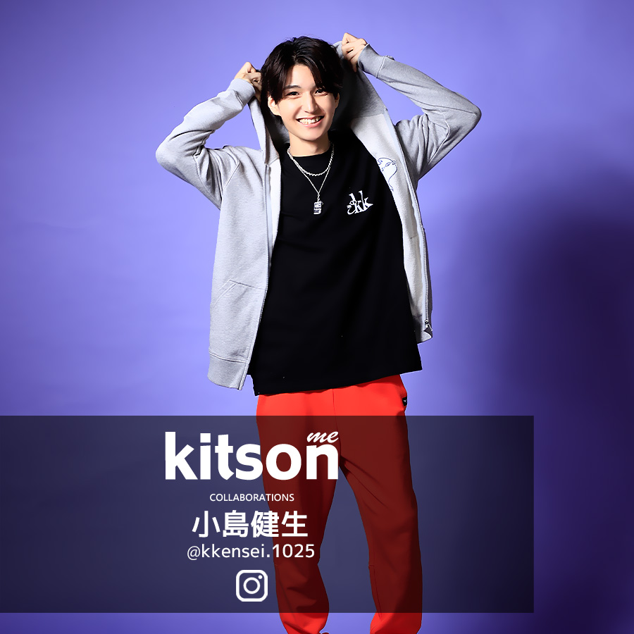 日本限定 CXM エスクプス ミンギュ フーディ　会場販売 パーカー 小島健生 × Kitson me コラボZIPパーカー