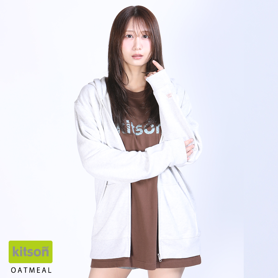 古畑奈和 × Kitson me コラボZIPパーカー